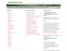 Tablet Screenshot of gezondheidsvriend.nl